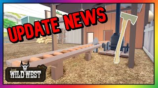 AXES MAP EXPANSION amp MORE Wild West Upcoming Update  Roblox [upl. by Elimac]