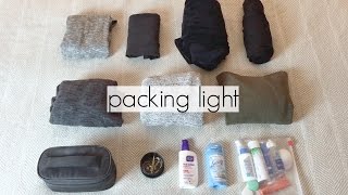 Packing Light 4 Day Weekend [upl. by Eednil]