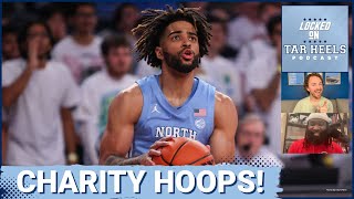 UNC Basketball Charity Exhibition vs Memphis ON ESPNUits a whole new era of college athletics [upl. by Leimaj]