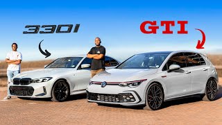 BMW 330i vs GOLF 8 GTI this actually makes sense [upl. by Elrebmik]