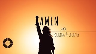 AMEN  For King amp Country Lyric Video  Legendado em Português [upl. by Trilbie]