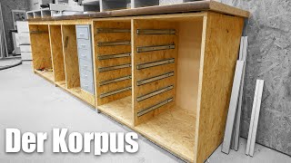 Korpusbau für die selbstgebaute Kappsägenstation  Kappsägenstation 2 [upl. by Rip]