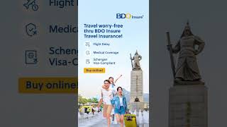 BDO Insure Travel Insurance Bumper Ad Q3 2024 Philippines ST Shorts [upl. by Melamed]