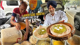 50 Indian Street Food Punjab SUPRSTAR 😍 Lahori Saag Paratha Black Nutri Kulcha Veg Butter Chicken [upl. by Mauralia79]