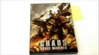 NEW Chaos Space Marine Codex Review [upl. by Anillek725]