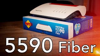 AVM FRITZBox 5590 Fiber im Test [upl. by Odlawso120]