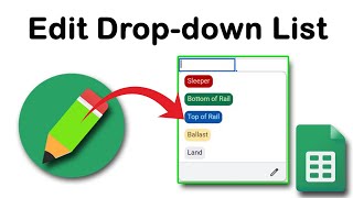 How to add and edit drop down list in google sheets [upl. by Gunas]