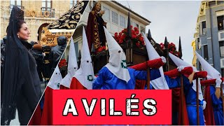 Avilés  Viernes Santo Semana Santa en Asturias 2023 Procesiones [upl. by Refinej124]