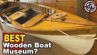 The Best Antique Wooden Boat Museum  The Antique Boat Museum  Ep87 [upl. by Goldshell]