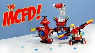 LEGO Mixels Series 8 MCFD Splasho Aquad amp Hydro Max Opening Review [upl. by Shoshanna]