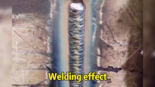 Welding effect comparison Fluxcored wire E71T1 amp Solid wire ER70S6！Which do you prefer [upl. by Eduj48]