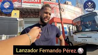 Serie del Caribe Santo Domingo 2022🇩🇴🇨🇴 Entrevista a El Lanzador Fernando Pérez⚾️💪🔥 [upl. by Normandy]