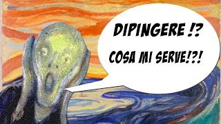 PITTURA AD OLIO  Gli strumenti e le sfumature [upl. by Benni]