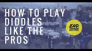 How To Play Diddles Like The Pros  ESP Lesson 3 [upl. by Harmon]