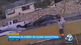 Innocent woman caught in gang crossfire in Santa Ana  ABC7 Los Angeles [upl. by Deb]