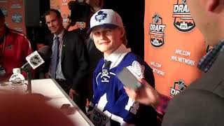 Maple Leafs Future Star William Nylander at the 2014 NHL Draft [upl. by Maya]