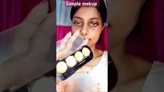 Durga Puja simple mekup tutorialviralshort bollywood [upl. by Stanislas]