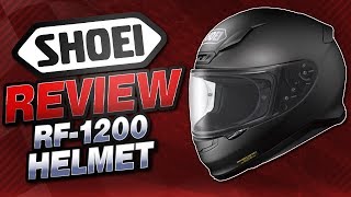 Shoei RF1200 Helmet Review from SportbikeTrackGearcom [upl. by Peppy]