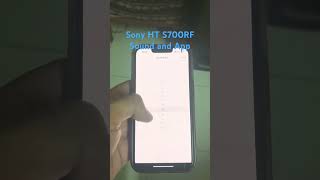 Sony HT S700RF Sound and Mobile app check [upl. by Seidel]