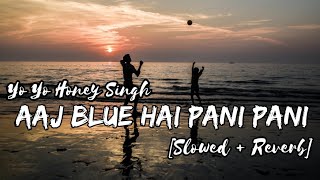 Aaj Blue Hai Pani Pani SlowedReverb Yo yo honey Singh  Sunny Sunny vinodprajapatimotivation [upl. by Arraeit]