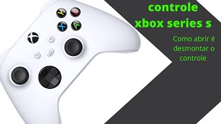 Tutorial como abrir ou desmontar controle xbox one series s é series x [upl. by Enirac397]