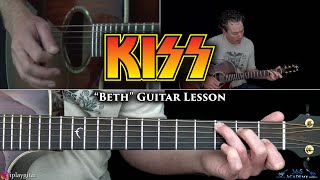 Kiss  Beth Guitar Lesson [upl. by Jamin]