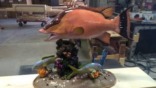 Gray Taxidermy Fishmounts Custom fish reproductions [upl. by Noled337]