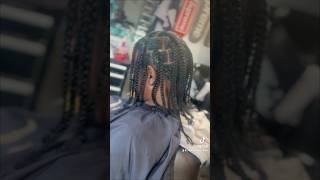 Thick hair I’m getting better ✨♥️🙏🏾 mediumboxbraids menboxbraids thickhair boxbraids [upl. by Ileana914]