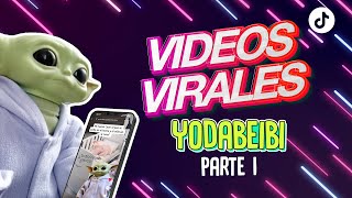 Baby Yoda VIDEOS VIRALES de TikTok [upl. by Kliment199]