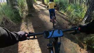 Woodhill MTB Park  5 year old  kid rider  New Zealand [upl. by Caren]