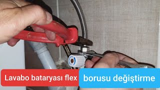 Tezgah üstü Bataryanın eskiyen Flex Borusu Nasıl Değiştirilir [upl. by Nolrac]