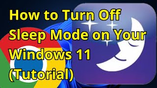 How to Turn Off Sleep Mode on Your Windows 11 Tutorial [upl. by Haldeman]