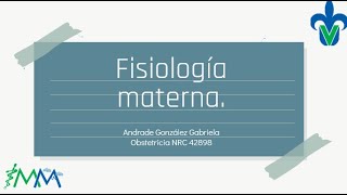 Fisiología materna Williams Obst Zoom Parte 1 [upl. by Nollahp]