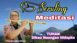 Flute Meditation  TUHAN Dikau Naungan Hidupku  Flute Cover  lagurohanikristen [upl. by Fabiano]