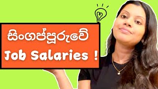 සිංගප්පූරුවේ ජොබ් වලට කීයක් ගෙවනවද 🤔  Singapore Job Salary Guide  Sinhala [upl. by Yeniar]