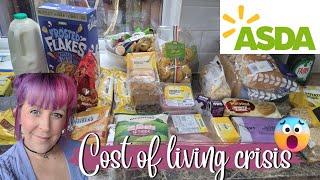 £83 ASDA GROCERIES FOOD HAUL WITH PRICES [upl. by Tonya675]