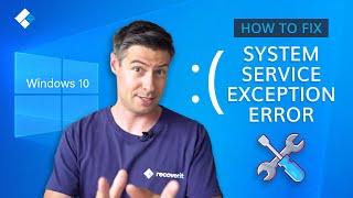 How to Fix System Service Exception Error in Windows 10 [upl. by Bokaj]