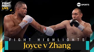 🇨🇳 𝐁𝐈𝐆 𝐁𝐀𝐍𝐆 𝐙𝐇𝐀𝐍𝐆 𝐃𝐎𝐄𝐒 𝐓𝐇𝐄 𝐃𝐎𝐔𝐁𝐋𝐄 💥  Zhilei Zhang vs Joe Joyce Fight Highlights  ZhangJoyce2 [upl. by Adnaluy]