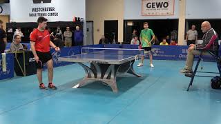 Westchester Table Tennis Center December 2019 Open Singles Final  Gal Alguetti vs Sharon Alguetti [upl. by Haughay]