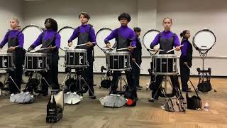 Cedar Ridge Drumline 2024 BOA PRELIMS WARM UP Part 4 [upl. by Sevik]