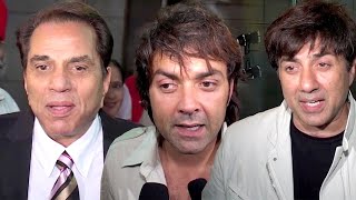 quotApnequot Movie Premiere 2007  Dharmendra Bobby amp Sunny Deol [upl. by Ainollopa]