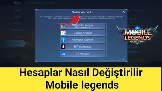 Hesap Değiştirme Nasıl Yapılır Mobile legends bang bang 2024  MLBB [upl. by Ryan842]