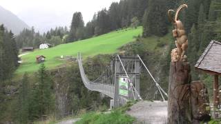 Holzgau Hängebrücke Simm Wasserfall [upl. by Jerrol774]