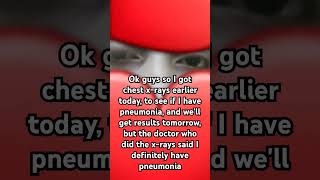 pneumonia imgoingtobeokay [upl. by Akiv405]