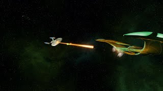 Enterprise E vs Romulan attackers  Pt II [upl. by Petrie155]