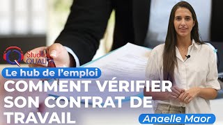 Comment vérifier son contrat de travail [upl. by Oiluarb]