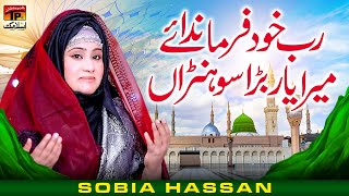 Rab Khud Farmanda Ay Mera Yaar Bara Sohna  Sobia Hassan  TP Islamic [upl. by Lemrej]