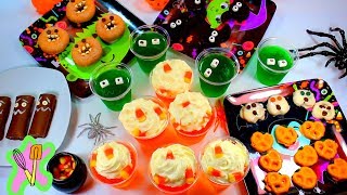 6 Postres sin horno de Halloween fáciles Aprendiendo a Cocinar [upl. by Halilad]