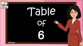 Table of 6Learn Multiplication Table of Six 6 x 1  6Times Tables Practice6 Times Tables [upl. by Smoot796]