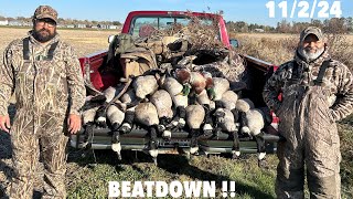 OPENING DAY BEATDOWN 20242025 Waterfowl Season [upl. by Leehar]